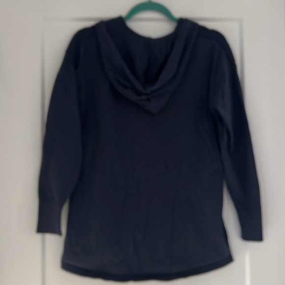 Thyme Maternity 1/4 Zip Up Hoodie Sweater - Picture 3 of 3